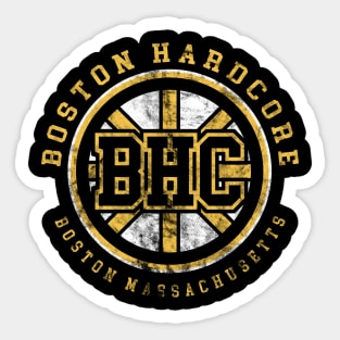 Boston Hardcore Music Sticker